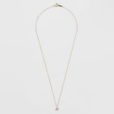 《ＷＥＢ限定》イニシャルＨ／Ｋ１０ダイヤモンドネックレス