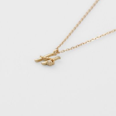 《ＷＥＢ限定》イニシャルＨ／Ｋ１０ダイヤモンドネックレス