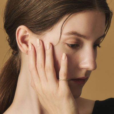 K10ダイヤモンドピンキーリング | agete/アガット | 三越伊勢丹