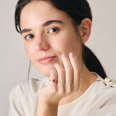 agete K5 ピンキーリング K5ダイヤモンドピンキーリング（0.02ct）｜ピンキーリング｜アガット