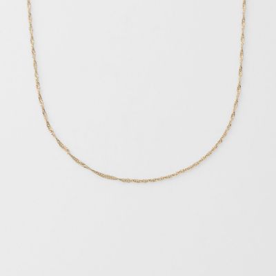 ＜agete＞Ｋ１０ネックレスチェーン（４５ｃｍ）