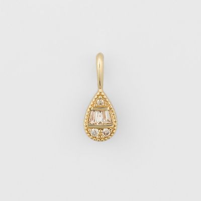 ＜agete＞Ｋ１８ダイヤモンドチャーム（０．０６ｃｔ）