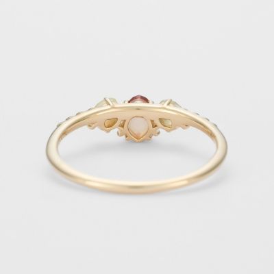 agete K10 マルチストーンリング 11号 K10マルチストーンリング｜リング｜アガット 公式オンラインストア