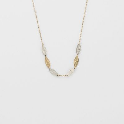 ＜agete＞Ｋ１０／シルバーネックレス