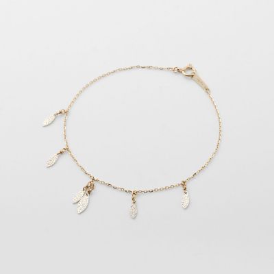 ＜agete＞Ｋ１０／シルバーブレスレット
