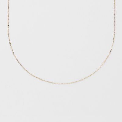 ＜agete＞Ｋ１０ネックレスチェーン（７０ｃｍ）