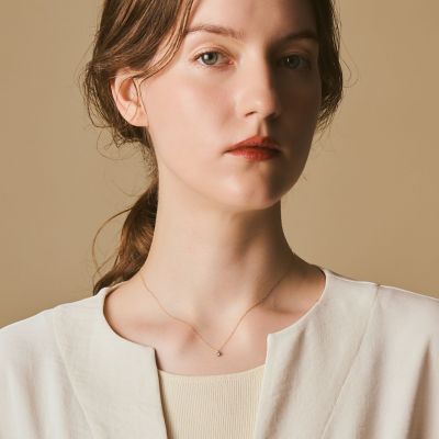 Ｋ１８ダイヤモンドネックレス（０．１ｃｔ）