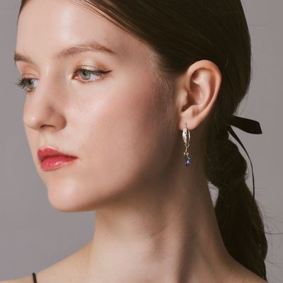 シルバーフェザーピアス