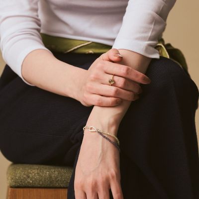 シルバーマルチストーンブレスレット | agete/アガット | 三越