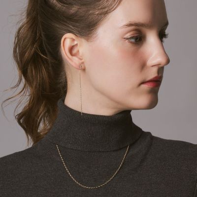 K10ダイアモンドピアス（0．02ct） | agete/アガット