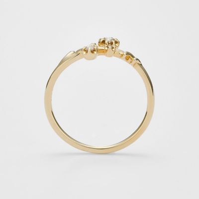 ＜４月誕生石＞Ｋ１０ダイヤモンドリング（０．０８ｃｔ）