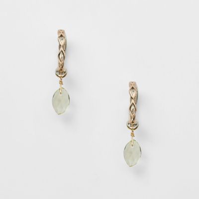 ＜agete＞Ｋ５レモンクォーツイヤリングセット