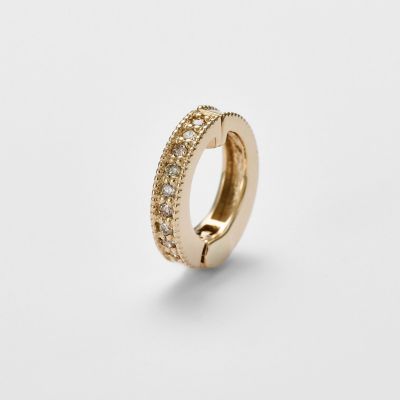 ＜agete＞Ｋ１０ダイヤモンドイヤーカフ（片耳用）