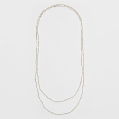 ＜agete＞シルバー淡水パールネックレス