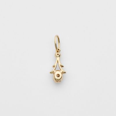 ＜４月誕生石＞Ｋ１０ダイヤモンドチャーム（０．０５ｃｔ）
