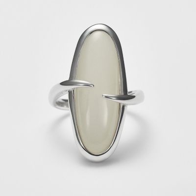 ＜agete＞《ＷＥＢ限定》シルバームーンストーンリング