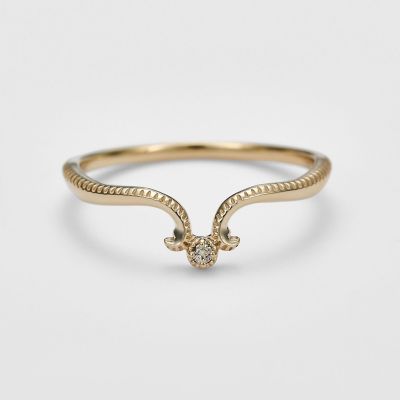 ＜agete＞Ｋ５ダイヤモンドリング