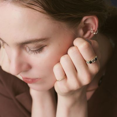 K10マルチストーンリング | agete/アガット | 三越伊勢丹