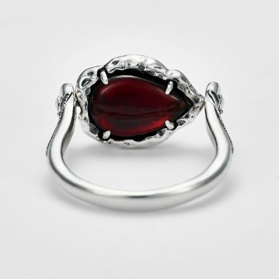 シルバークォーツ／ガーネットリング | agete/アガット | 三越伊勢丹