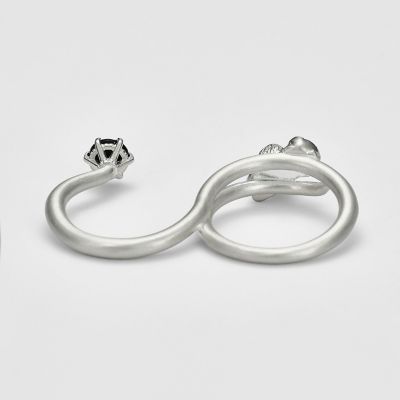 獅子座＞シルバーオブシディアンリング | agete/アガット | 三越伊勢丹