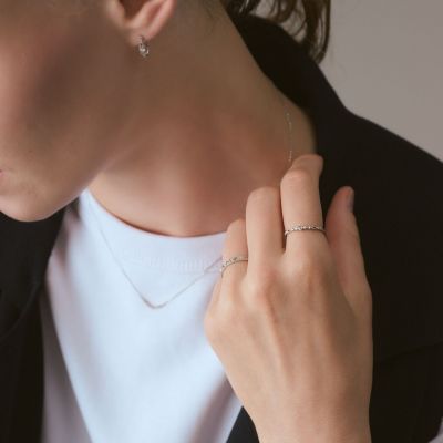 プラチナダイヤモンドリング（0．04ct） | agete/アガット | 三越