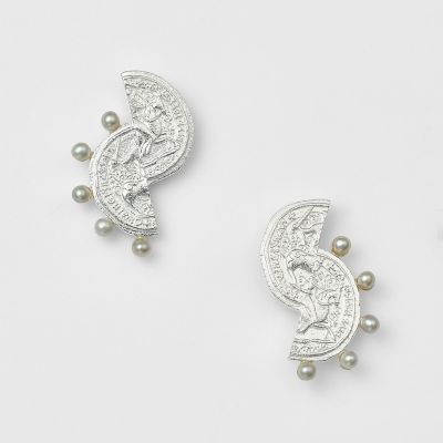 ＜agete＞シルバー淡水パールピアス