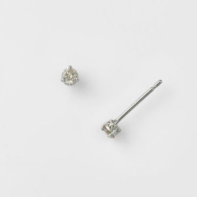 agete/アガット プラチナダイヤモンドピアス 08ホワイト ピアス・イヤリング【三越伊勢丹/公式】