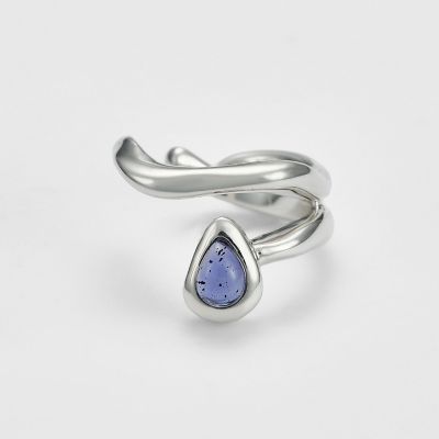 ＜agete＞シルバーアイオライトイヤーカフ（片耳用）