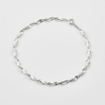 ＜agete＞シルバーブレスレット（Ｌ）