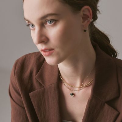 K10ジェット／オパールネックレス | agete/アガット | 三越