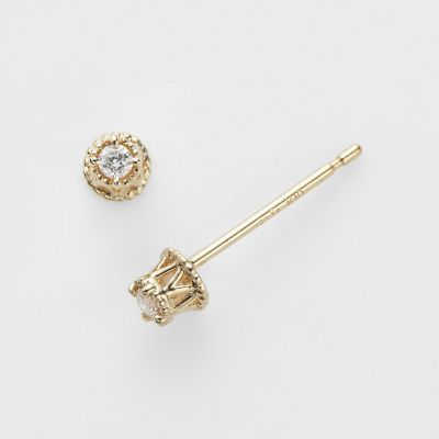 WEB限定》K10ダイヤモンドピアス（0．02ct） | agete