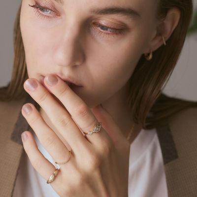 K10ダイヤモンドリング（0．11ct） | agete/アガット | 三越