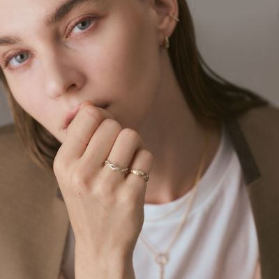K10／シルバーダイヤモンドリング（0．05ct） | agete