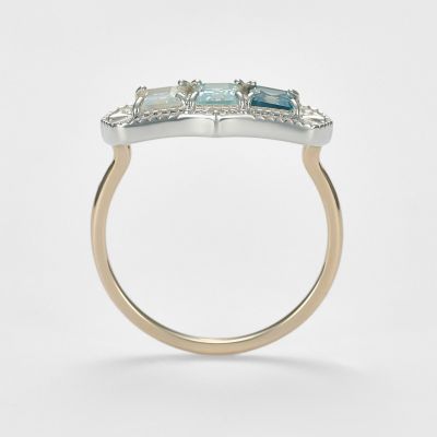 K10／シルバーマルチストーンリング | agete/アガット | 三越伊勢丹