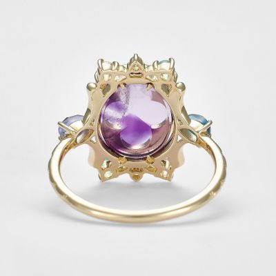 K10マルチストーンリング | agete/アガット | 三越伊勢丹