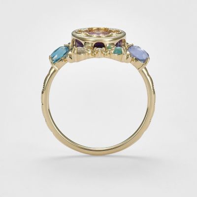 K10マルチストーンリング | agete/アガット | 三越伊勢丹