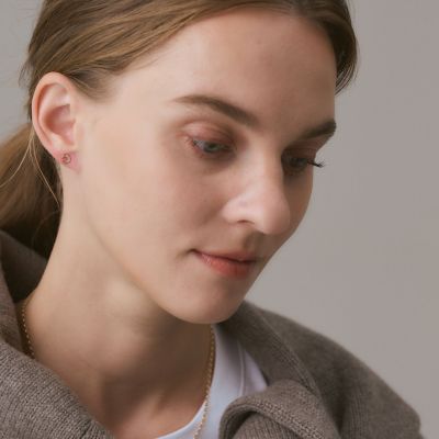 K10ダイヤモンドピアス（0．02ct） | agete/アガット | 三越