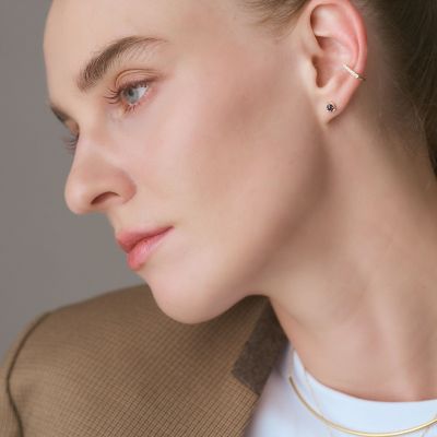 K5紫金石／クォーツピアス | agete/アガット | 三越伊勢丹オンライン