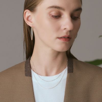 agete アガット　シルバーネックレスチェーン　45cm 販売証明書付き シルバーネックレスチェーン（45cm）｜ネックチェーン｜アガット