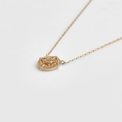 K10ダイヤモンドネックレス（0．01ct ） | agete/アガット