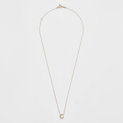 K10ダイヤモンドネックレス（0．05ct） | agete/アガット