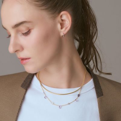 ◎kyochan◎ agete アガット マルチストーンネックレス ゴールドマルチストーンネックレス | agete/アガット | 三越伊勢丹