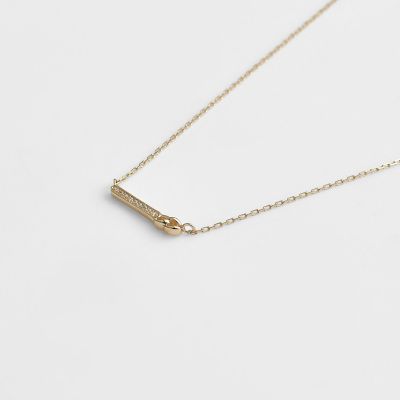 K10ダイヤモンドネックレス（0．01ct） | agete/アガット