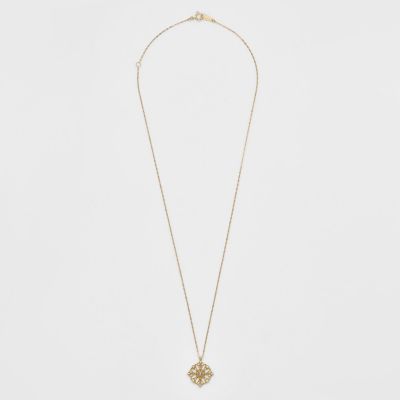 K18ダイヤモンドネックレス（0．08ct） | agete/アガット