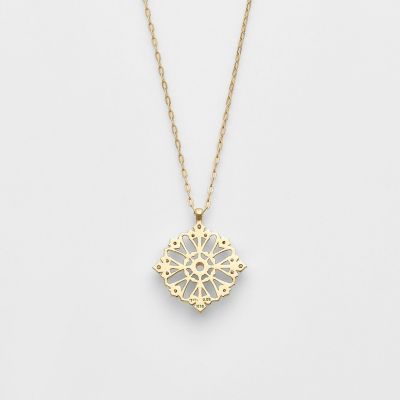 eteダイヤモンドネックレス K18YG ete ネックレス K18YG レイヤー ダイヤモンド レディース