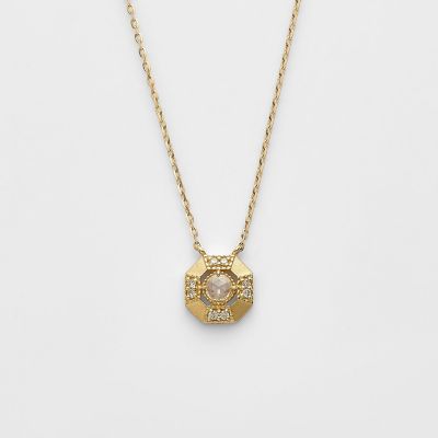 agete/アガット K18ダイヤモンドネックレス( 0.07ct) 08ホワイト 【三越伊勢丹/公式】