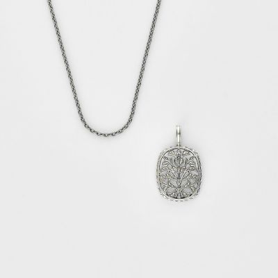 シルバーダイヤモンドネックレス（0．06ct ） | agete/アガット