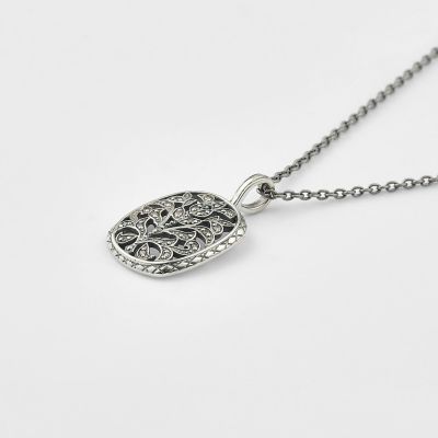シルバーダイヤモンドネックレス（0．06ct ） | agete/アガット