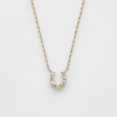 ＜agete＞Ｋ１０ダイヤモンドネックレス