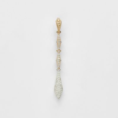 agete/アガット K10/シルバーダイヤモンドチャーム(0.11ct ) 98ミックス チャーム・ペンダント【三越伊勢丹/公式】